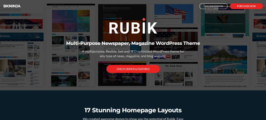 Rubik v2.8 - A Perfect Theme for Blog Magazine Website