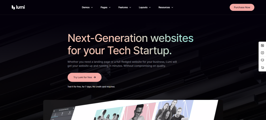 Lumi v1.0.1 - Tech Startup WordPress Theme