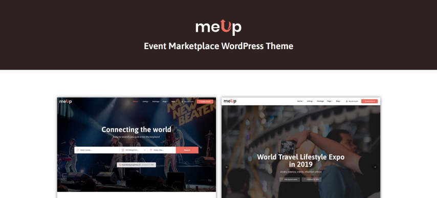 Meup v1.5.9 - Marketplace Events WordPress Theme