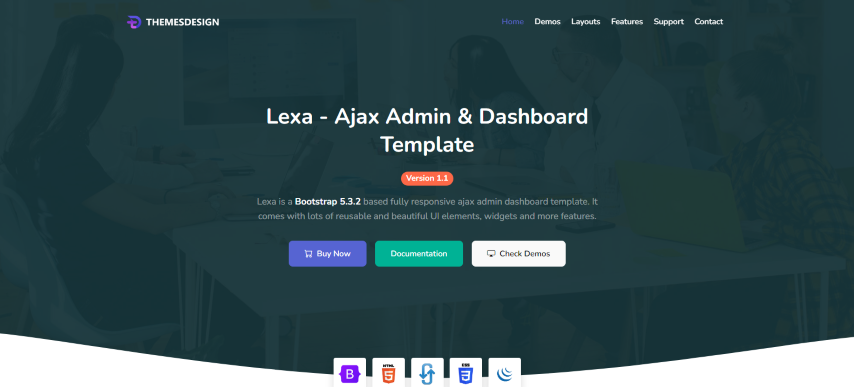 Lexa - Ajax Admin & Dashboard Template