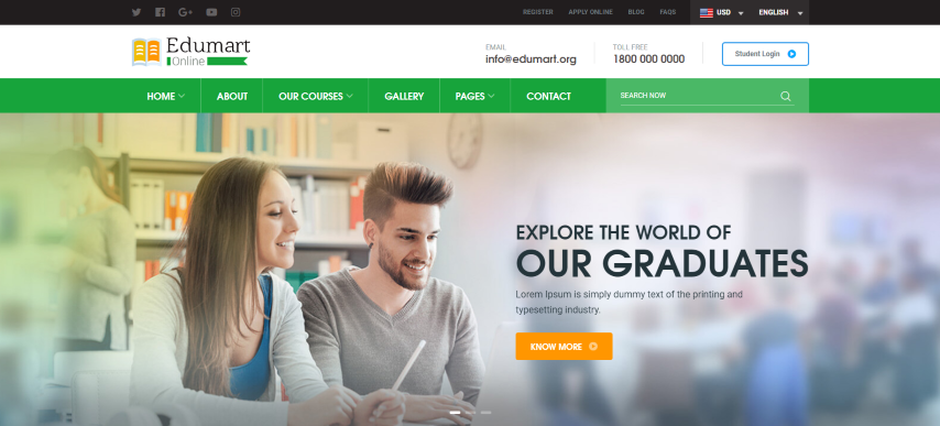 Edumart v1.0.3 - Education HTML Template