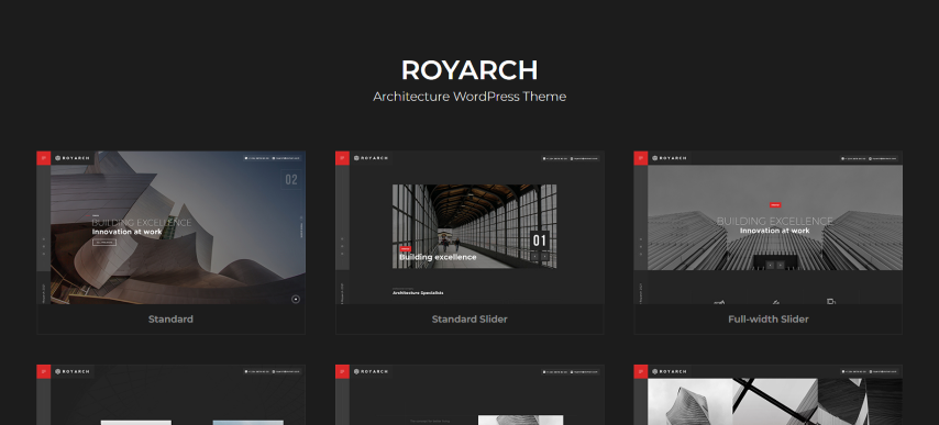 Royarch v1.0 - Architecture WordPress Theme