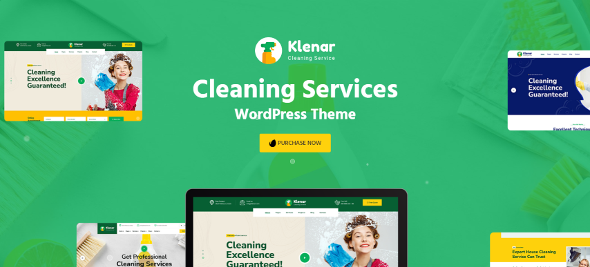 Klenar v1.0.2 – Cleaning Services WordPress Theme + RTL