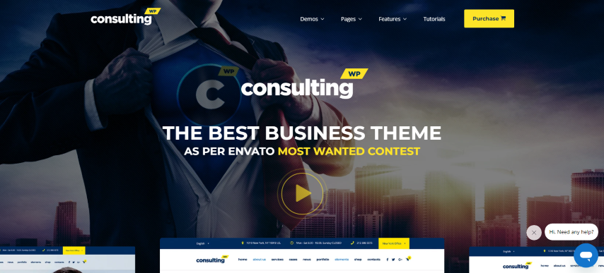 Consulting v6.2.9 - Business, Finance WordPress Theme