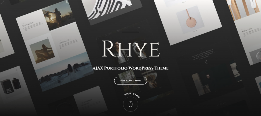 Rhye v2.9.4 – AJAX Portfolio WordPress Theme