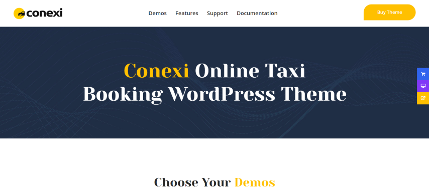 Conexi v2.0 - Taxi Booking Service WordPress Theme + RTL
