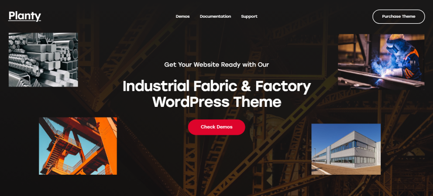Planty v1.7.0 - Industrial Fabric & Factory WordPress Theme
