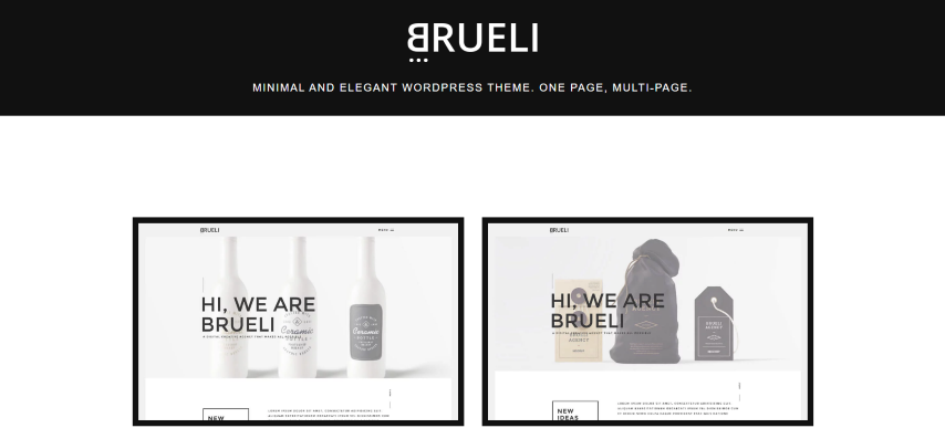 Brueli - Minimal Portfolio / Agency / Architect WordPress Theme - 1 March 2023