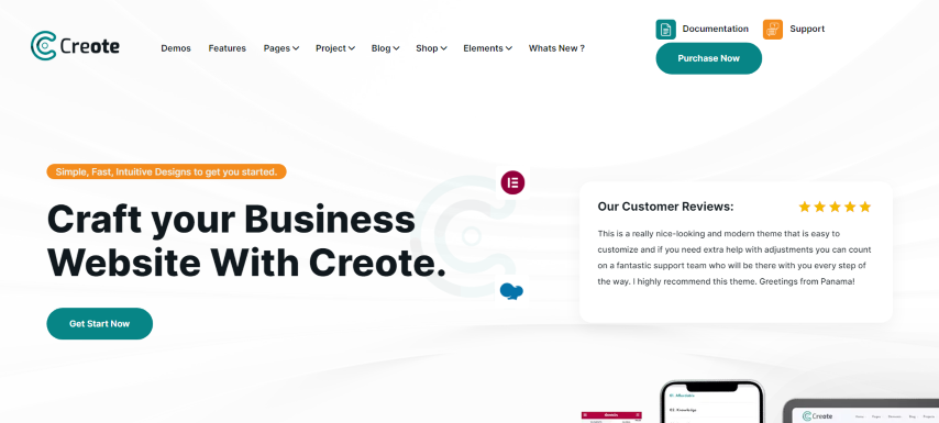 Creote v2.4 - Consulting Business WordPress Theme