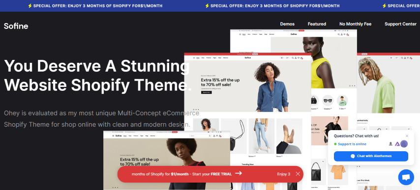 Sofine v1.0 - Clean, Versatile, Responsive Shopify Theme - RTL support