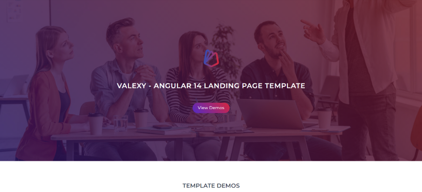 Valexy - Responsive Landing Page Template