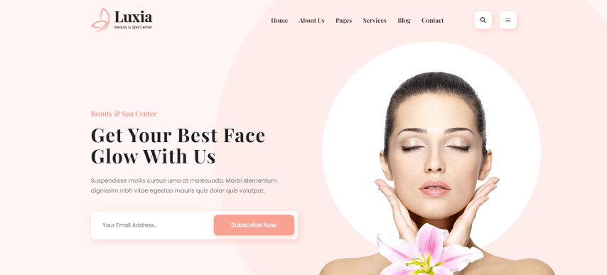 Luxia - Beauty & Spa Center HTML Template