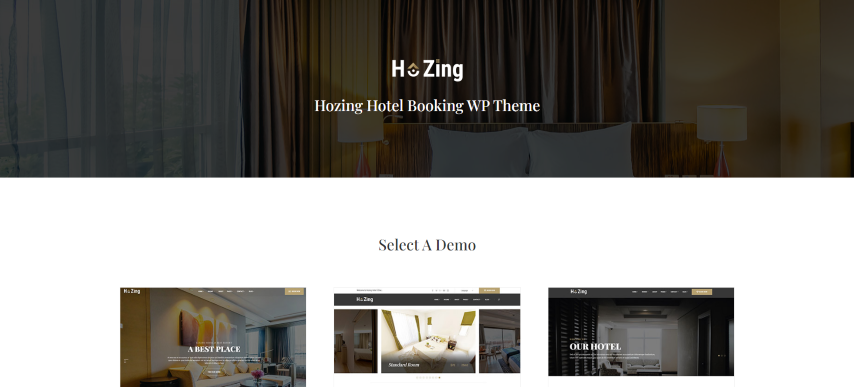 Hozing Hotel Booking v1.2.0 - WordPress Theme