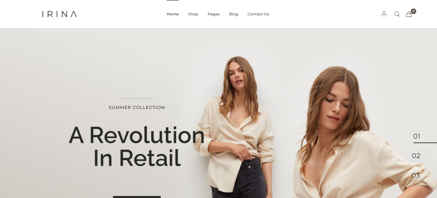 IRINA v2.0.3 - Elementor WooCommerce Theme