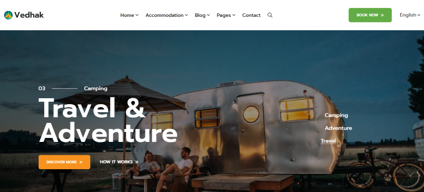 Vedhak - Adventure Tours and Travel HTML Template