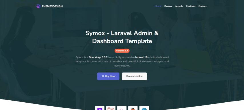 Symox v1.2.0 - Laravel 9 Admin & Dashboard Template