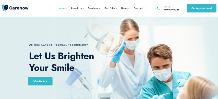 Carenow v1.1.1 – Medical & Dentist WordPress Theme