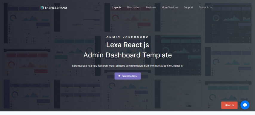 Lexa v1.0.0 - React Admin & Dashboard Template
