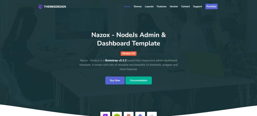 Nazox v1.0 - Node.js Admin & Dashboard Template