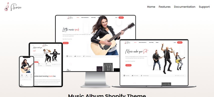 Flamez v1.0 - Music Store Shopify Theme