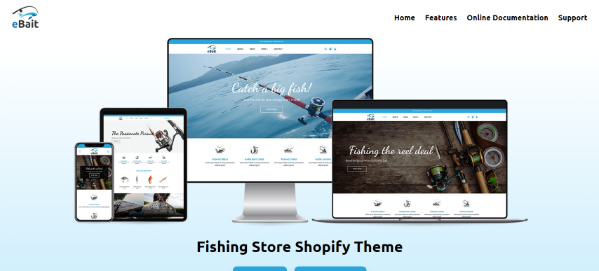 eBait v1.0 - Hunting, Fishing Shop Shopify Theme