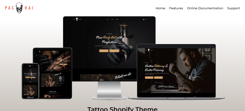 Pachai v1.0 - Tattoo Shopify Store