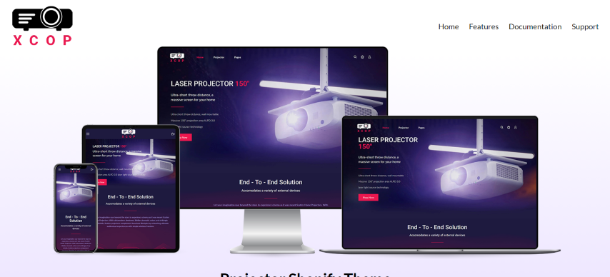 Xcop v1.0 - Landing Page Shopify Theme