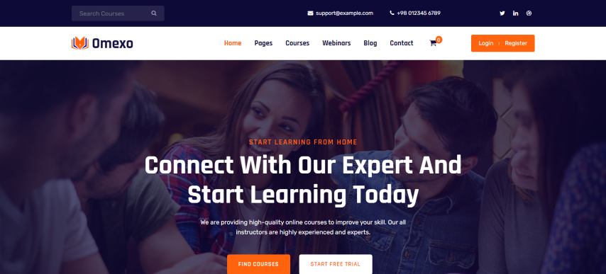 Omexo - Education HTML Template