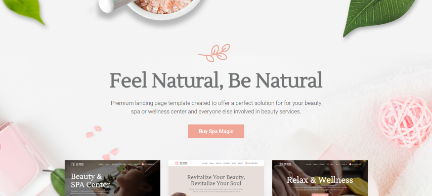 SpaMagic v1.0 - Beauty Spa Salon Wellness Center HTML Template