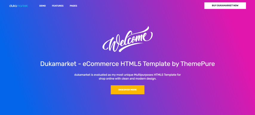 Duka Market v1.0 - Multipurpose eCommerce HTML5 Template