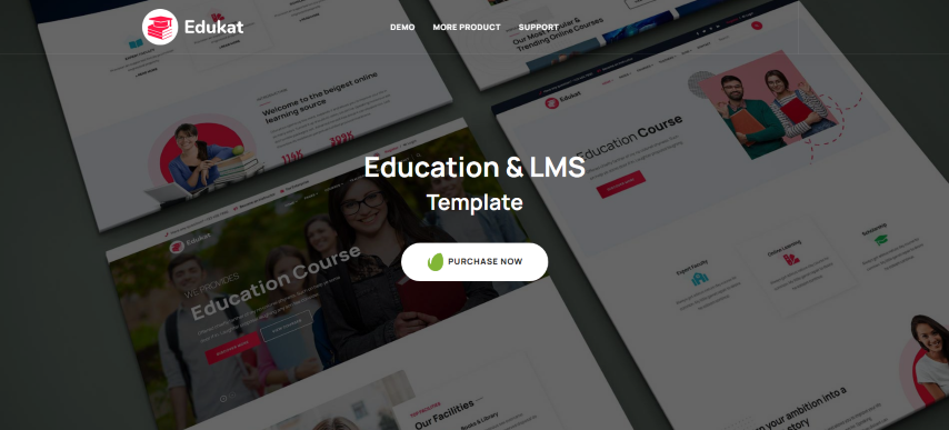 Edukat v1.2 - Education and LMS Template