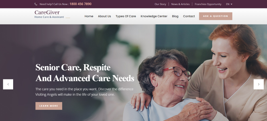 Giver v1.7 - Senior Care WordPress Theme