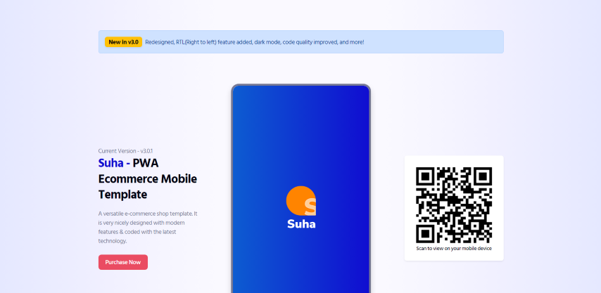 Suha v2.6.0 - Multipurpose Ecommerce Mobile HTML Template