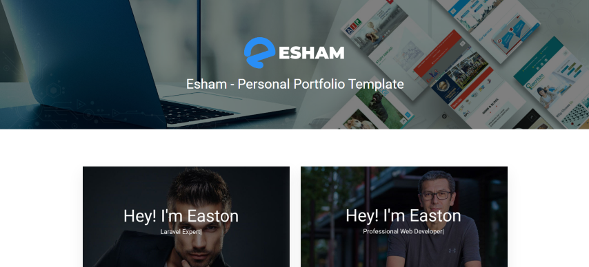 Esham v1.0 - Personal Portfolio Template