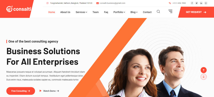 Consalti v1.0 - Consultancy & Business HTML Template