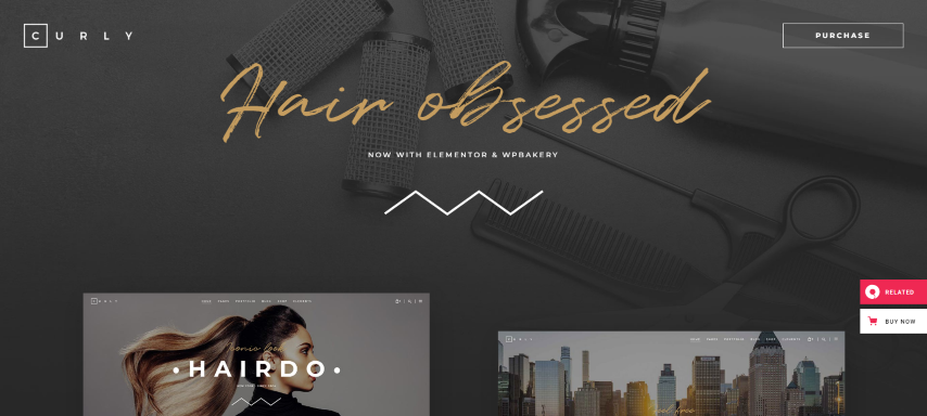 Curly v2.9 - A Stylish Theme for Hairdressers and Hair Salons