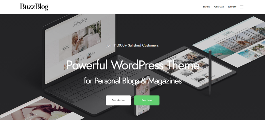 Buzz v5.3 - Lifestyle Blog & Magazine WordPress Theme