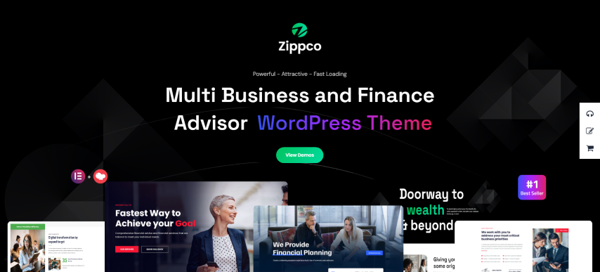 Zippco v1.4 - Business and Finance Consulting WordPress Theme