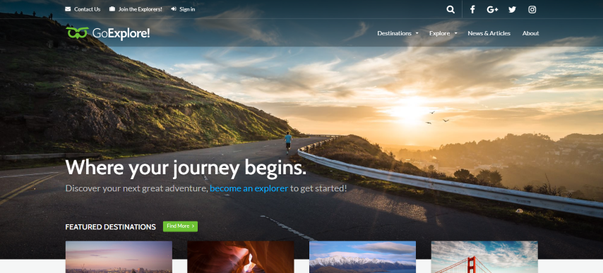 GoExplore v1.3.28 - Travel WordPress Theme