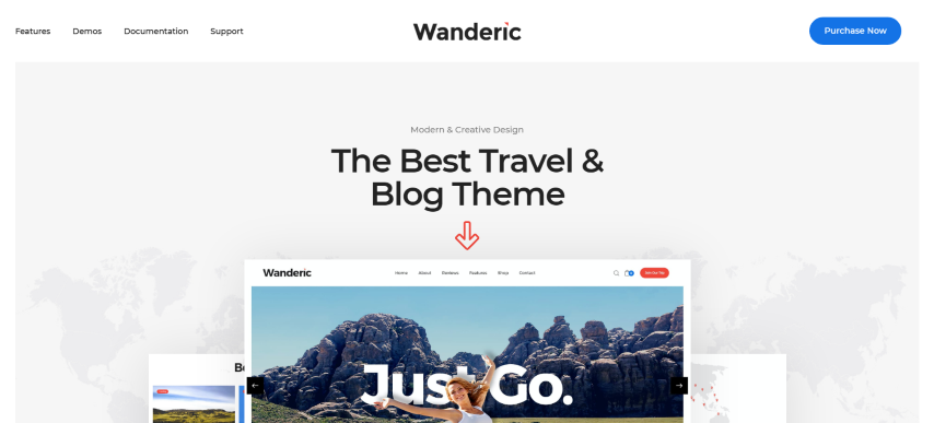 Wanderic v1.0.2.1 - Travel Blog & Lifestyle WordPress Theme