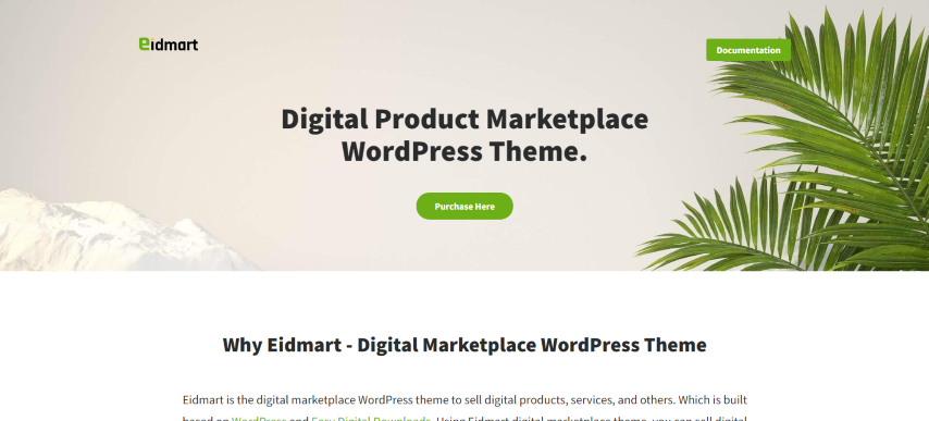 Eidmart v1.5 - Digital Marketplace WordPress Theme