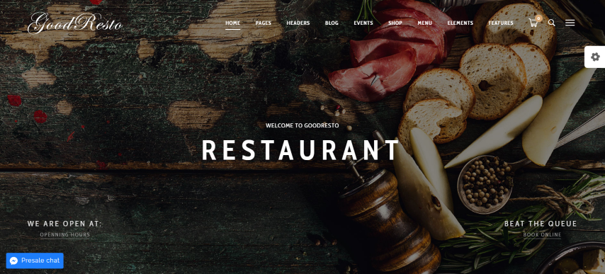 GoodResto v3.5 - Restaurant WordPress Theme + Woocommerce