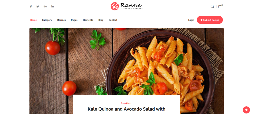 Ranna v1.4.1 - Food & Recipe WordPress Theme