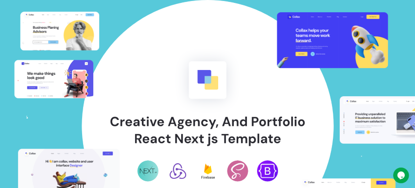 Collax - Creative Agency React Next js Template