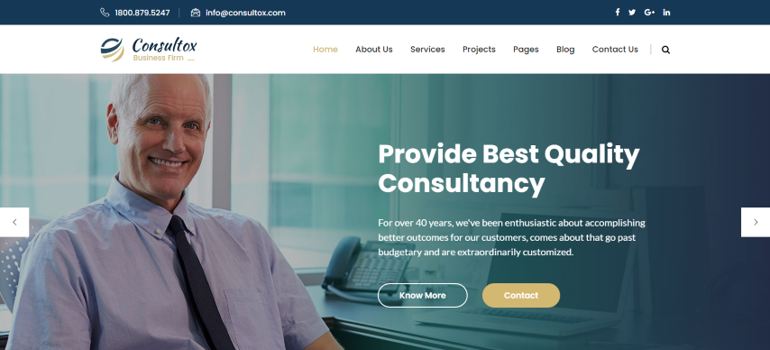 Consultox v2.5 - Consulting Business WordPress Theme