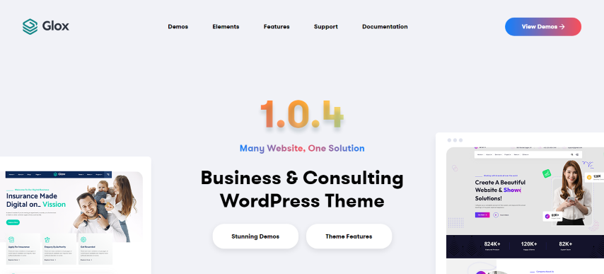 Glox v1.0.5 - Business & Consulting WordPress Theme