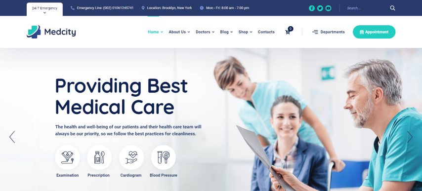 Medcity v1.0.2 - Health & Medical WordPress Theme