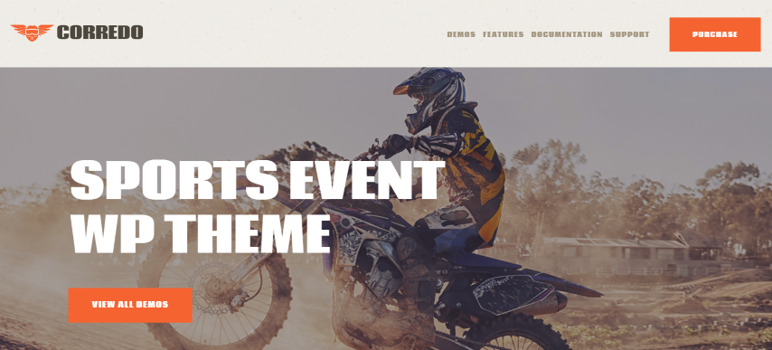 Corredo v1.1.8 - Bike Race & Sports Events WordPress Theme