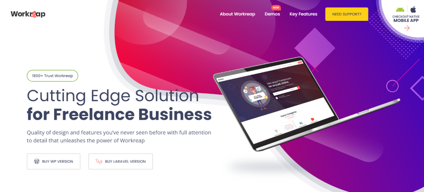 Workreap v2.6.6 - Freelance Marketplace WordPress Theme