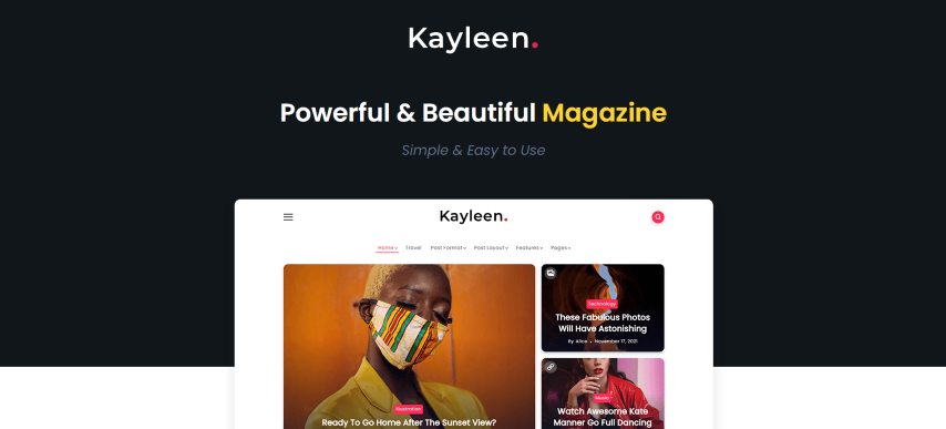 Kayleen v2.2 - Blog & Magazine WordPress Theme